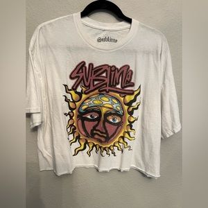 NWOT sublime crop tee